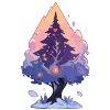 🌳 Эмодзи «Сказочный лес» для Telegram
