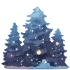 🌳 Эмодзи «Сказочный лес» для Telegram