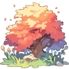 🌳 Эмодзи «Сказочный лес» для Telegram