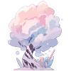 🌳 Эмодзи «Сказочный лес» для Telegram