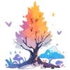 🌳 Эмодзи «Сказочный лес» для Telegram