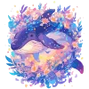 🐋 Эмодзи «Нейро киты» для Telegram