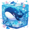 🐋 Эмодзи «Нейро киты» для Telegram