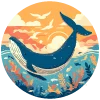 🐋 Эмодзи «Нейро киты» для Telegram