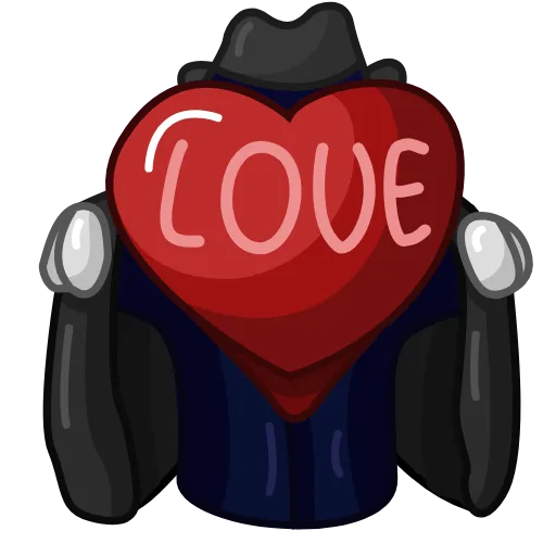 ❤️ Эмодзи «Love emoji. Сердечки всякие» для Telegram