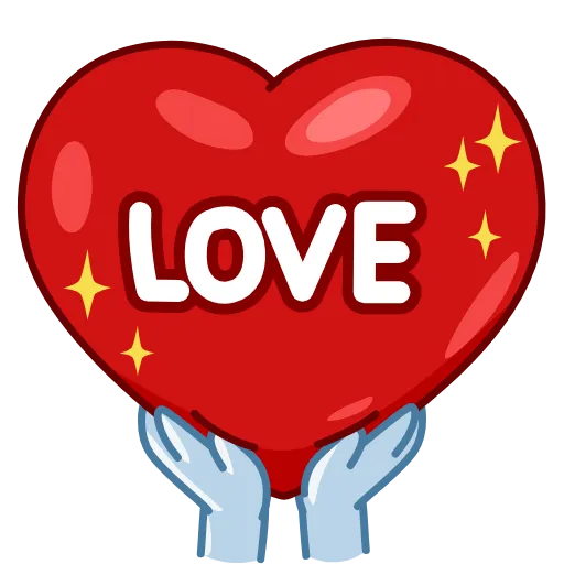 ❤️ Эмодзи «Love emoji. Сердечки всякие» для Telegram