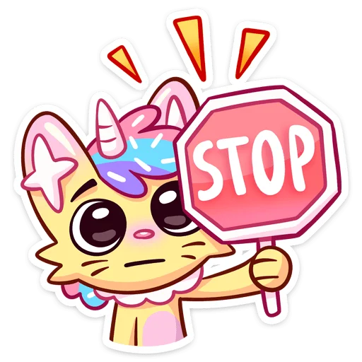 😼 Стикер «Новый Кэнди Кэт» для Telegram