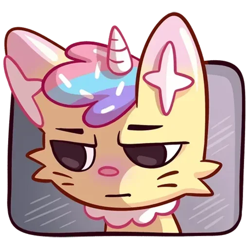 🫤 Стикер «Новый Кэнди Кэт Без Текста» для Telegram