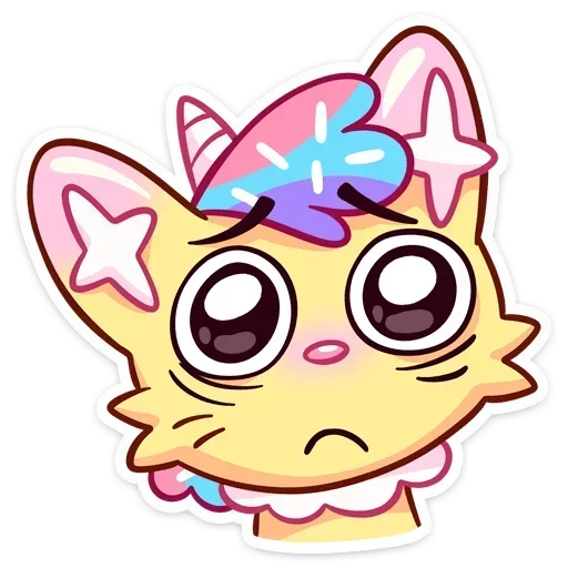 🙁 Стикер «Новый Кэнди Кэт» для Telegram
