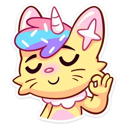 👌 Стикер «Новый Кэнди Кэт» для Telegram