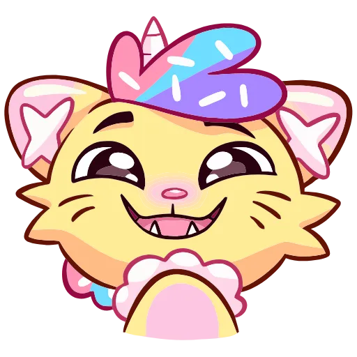 😈 Эмодзи «kэндu kэт» для Telegram