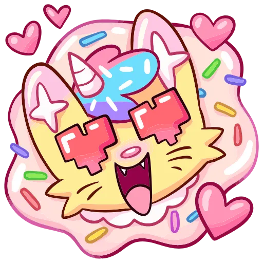 😍 Эмодзи «kэндu kэт» для Telegram