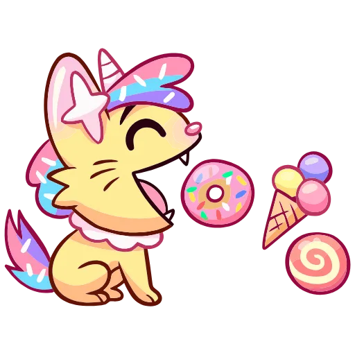 🍩 Эмодзи «kэндu kэт» для Telegram