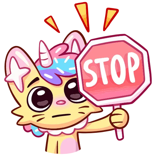 ⛔ Эмодзи «kэндu kэт» для Telegram