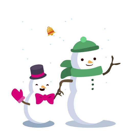☃️ Стикер «New Year 2021» для Telegram