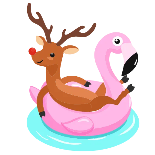 🦌 Стикер «New Year 2021» для Telegram