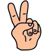 ✌️ Эмодзи «Doodle» для Telegram