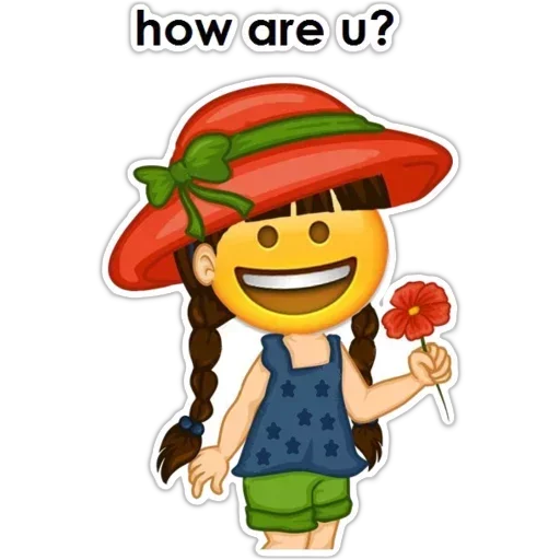 😏 Стикер «English Girl» для Telegram