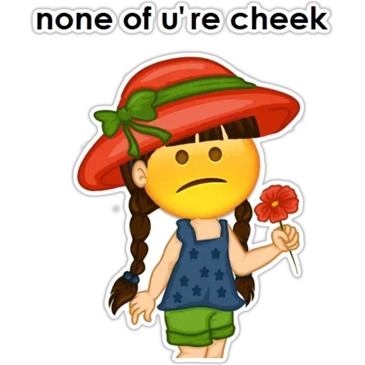 😙 Стикер «English Girl» для Telegram