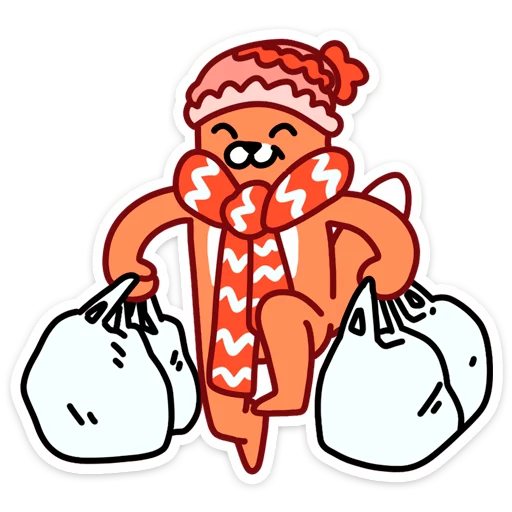 🎁 Стикер «С Новым Лисом с новым годом&;» для Telegram