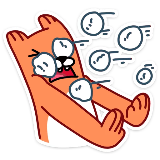 😵 Стикер «С Новым Лисом с новым годом&;» для Telegram