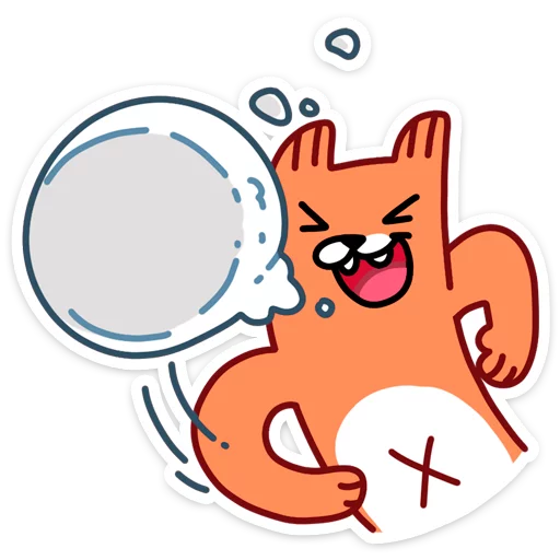 👊 Стикер «С Новым Лисом с новым годом&;» для Telegram
