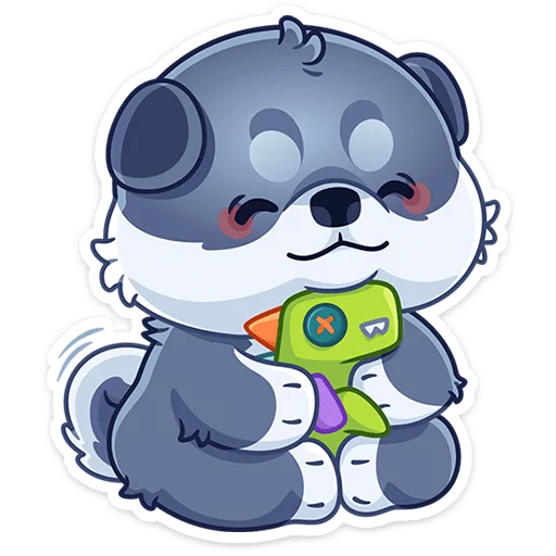 ⭐ Стикер «Маламут Ньют» для Telegram