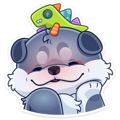 ⭐ Стикер «Маламут Ньют» для Telegram