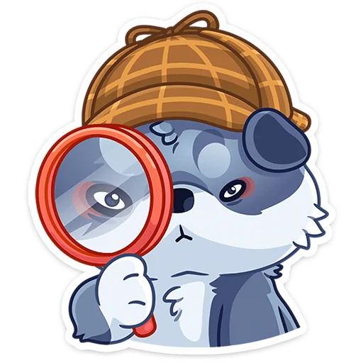 🧐 Стикер «Маламут Ньют» для Telegram