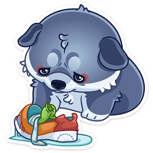 ⭐ Стикер «Маламут Ньют» для Telegram