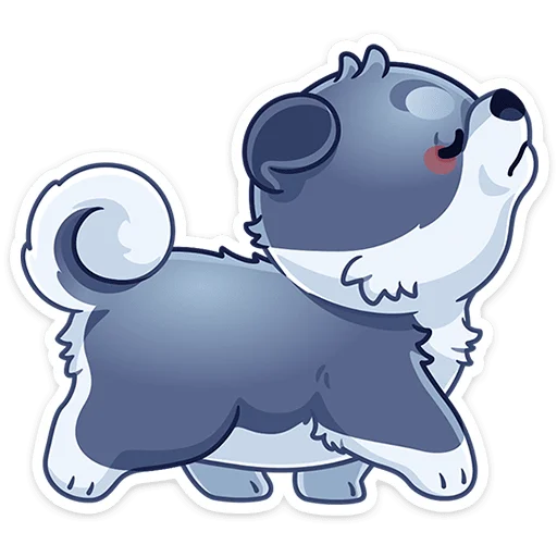 😤 Стикер «Маламут Ньют» для Telegram