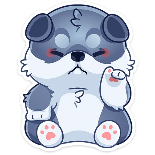 ⭐ Стикер «Маламут Ньют» для Telegram