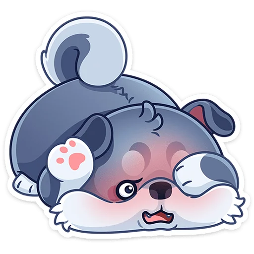 🫣 Стикер «Маламут Ньют» для Telegram