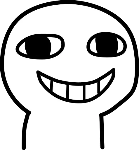 😌 Стикер «New White Man» для Telegram
