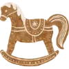 🐴 Эмодзи «Новогодняя акварель 2⃣6⃣» для Telegram