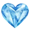 🩵 Эмодзи «Новогодняя акварель 2⃣6⃣» для Telegram