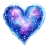 💜 Эмодзи «Новогодняя акварель 2⃣6⃣» для Telegram