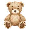 🐻 Эмодзи «Новогодняя акварель 2⃣6⃣» для Telegram