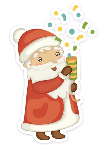 🎅 Стикер «Новогодняя компания» для Telegram