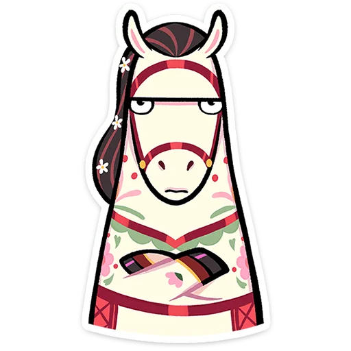 😤 Стикер «Незабудка» для Telegram