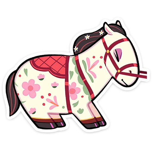 🐴 Стикер «Незабудка» для Telegram