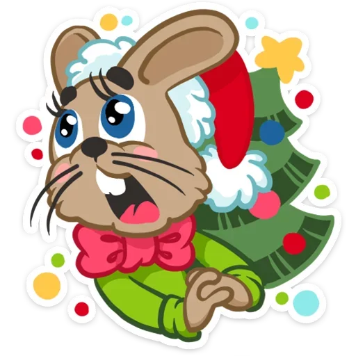 🎤 Стикер «Ну, С Новым годом&;» для Telegram
