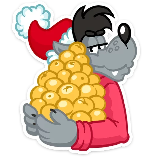 🍊 Стикер «Ну, С Новым годом&;» для Telegram