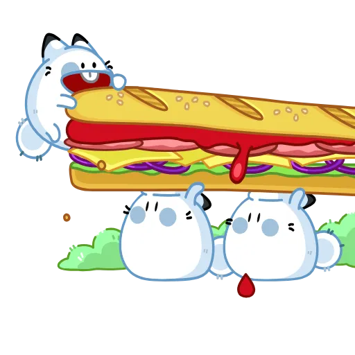🥪 Эмодзи «Кусь-Кусь» для Telegram