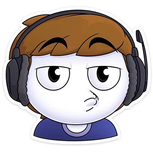 🎧 Стикер «Найс» для Telegram
