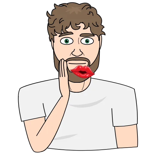 💋 Стикер «Приятный Ильдар» для Telegram