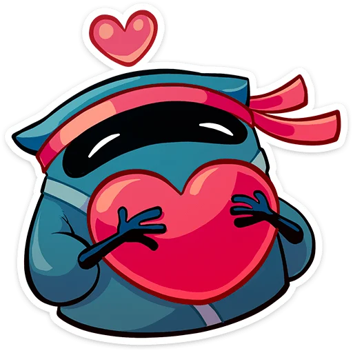 ❤️ Стикер «Ничи» для Telegram