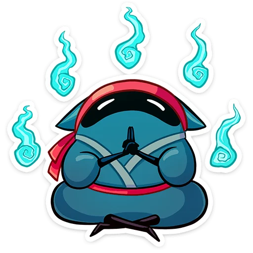 🧘‍♂️ Стикер «Ничи» для Telegram