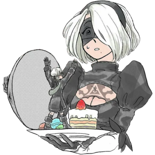 🗡 Стикер «Nier» для Telegram