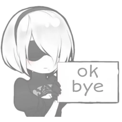 🗡 Стикер «Nier» для Telegram